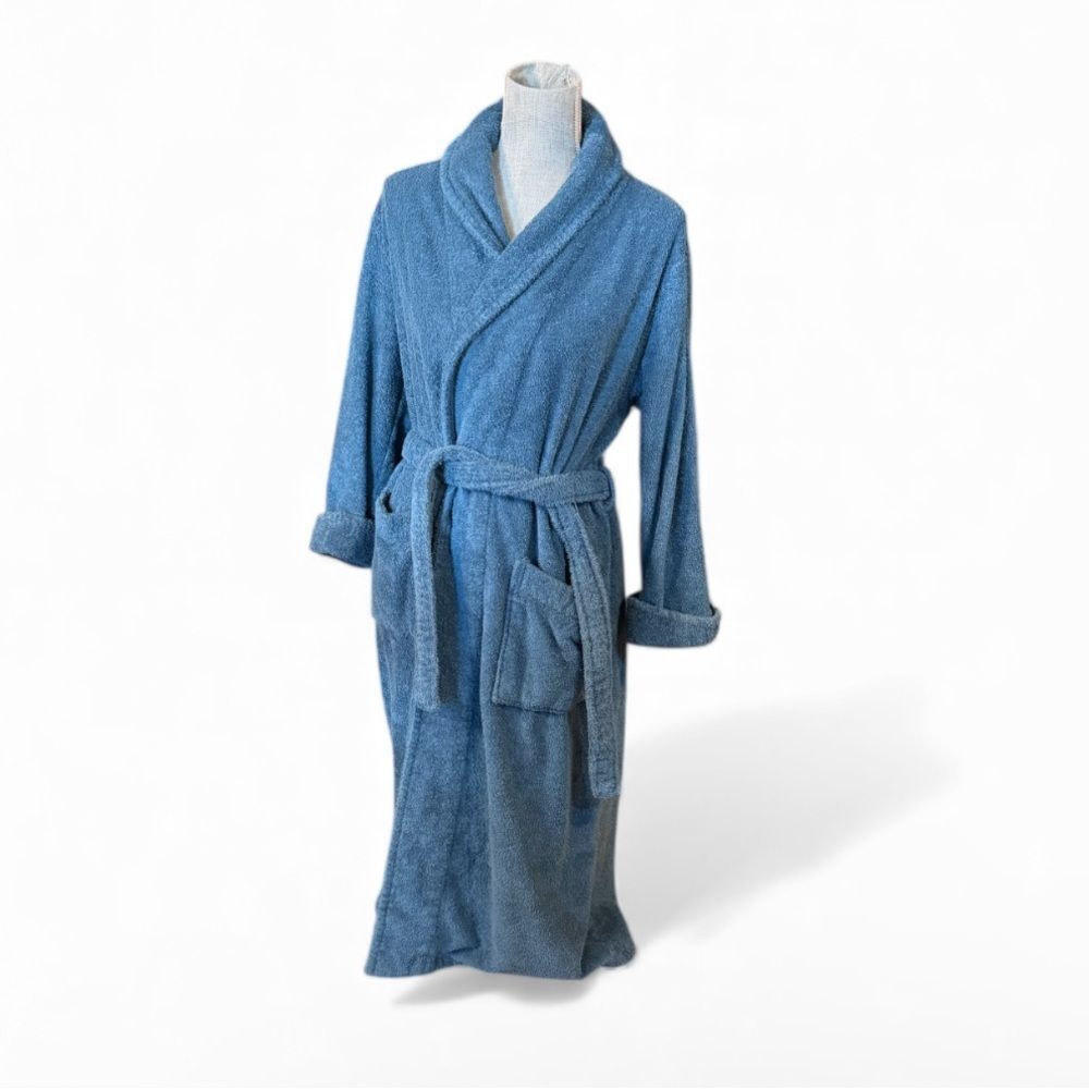 Blue Plush Bathrobe M (3750)